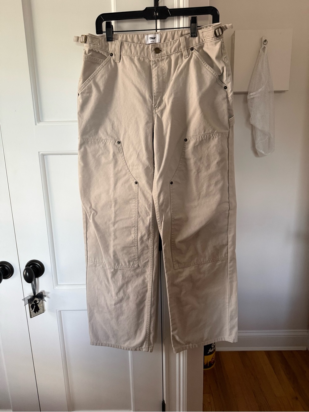 TNA women’s Beige Workwear Carpenter Pants